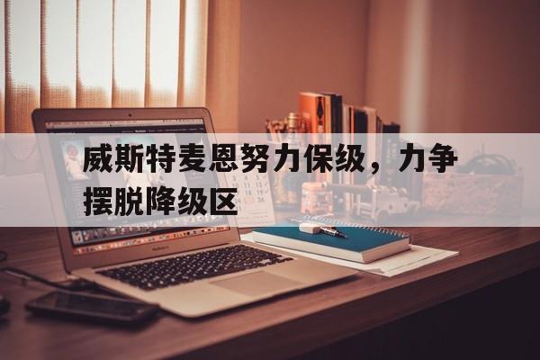 威斯特麦恩努力保级，力争摆脱降级区